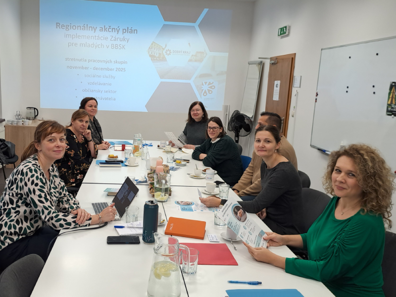 Stretnutie pracovnej skupiny Občiansky sektor v Banskej Bystrici