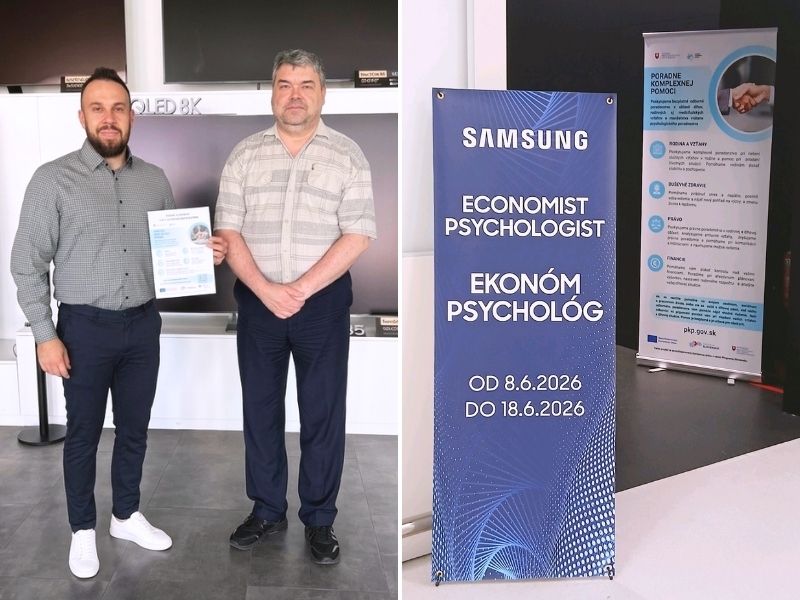PKP Galanta podala pomocnú ruku zamestnancom na burze práce v priestoroch spoločnosti Samsung